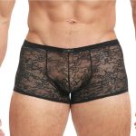 Lace King Lace Boxers - Large/XLarge - Black