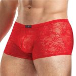 Lace King Lace Boxers - Large/XLarge - Red