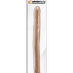 Dr. Skin Plus Posable Double Dong 16.5in - Vanilla