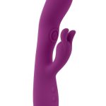 Playboy Busy Bunny Rechargeable Silicone Rabbit Vibrator - Purple