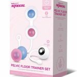 Bodywand Squeeze Vibrating Silicone Rechargeable Pelvic Floor Trainer Set Weighted 18-29G