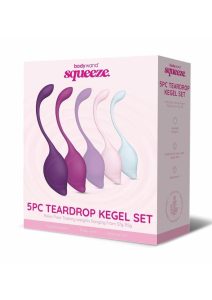 Bodywand Squeeze Teardrop Silicone Kegel Set 37-115G (5 Piece)