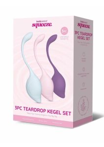 Bodywand Squeeze Teardrop Silicone Kegel Set 37-115G (3 Piece)