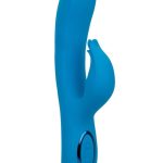 Azure Collection Flutter G Rechargeable Silicone Vibrator - Blue