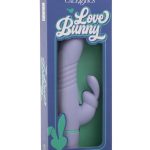 Love Bunny Thrusting Bunny Rechargeable Silicone Rabbit Vibrator - Purple/Teal