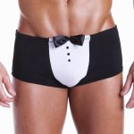 Fundies Black Tie Tuxedo With Bow Tie - O/S - Black/White