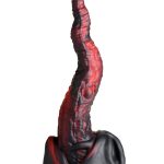 Creature Cocks Dragon Tongue Silicone Dildo - Black/Red