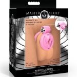 Master Series Pussification Vulva Chastity Cage - Pink