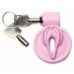 Master Series Pussification Vulva Chastity Cage - Pink