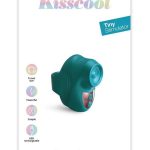 Love to Love Kisscool Rechargeable Silicone Finger Vibrator - Iridescent Teal