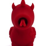 Unihorn Blaze Diablo The Forked Tongue One Rechargeable Silicone Clitoral Vibrator - Red