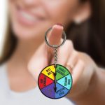 Super Fun Key Chain Sex Spinner - Multicolor