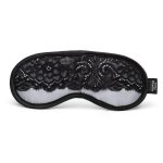 Fifty Shades of Grey Play Nice Satin and Lace Blindfold - Silver/Black