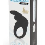 Happy Rabbit Rechargeable Silicone Cock Ring - Black