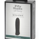 Fifty Shades of Grey Sensation Rechargeable Silicone Bullet Vibrator - Black