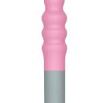 Rock Candy Bubble Gusher Rechargeable Silicone Clitoral Vibrator - Pink/Gray