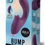 Bodywand I.D. Bump Rechargeable Silicone Dual Stimulating Massager- Wine