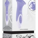 Lix and Kisses Rechargeable Silicone Clitoral Stimulator - Purple