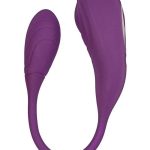 Blaze Triumph Rechargeable Silicone Dual Vibrator - Purple