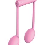 The Beat Rechargeable Silicone Note Vibrator - Pink