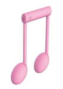 The Beat Rechargeable Silicone Note Vibrator - Pink