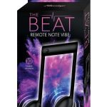 The Beat Rechargeable Silicone Note Vibrator - Black