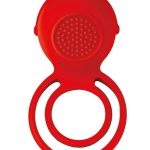 Cockpower Ultimate Vibrating Rechargeable Silicone Cock Ring - Red