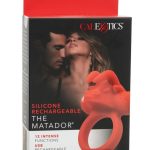 Silicone Rechargeable The Matador Cock Ring - Red