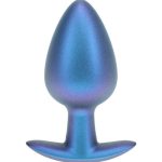 Ouch! Anal Plug Silicone - Large - Metallic Blue