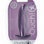 Ouch! Finger Anal Plug Silicone - Metallic Purple