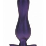 Ouch! Curvy Anal Plug Silicone - Metallic Purple