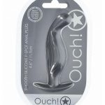 Ouch! P-Spot Anal Plug Silicone - Gun Metal