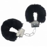 Ouch! Classic Fluffy Handcuffs - Black