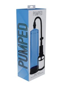 Pumped Basic Pump 2 Water Resistant Silicone Penis Pump - Blue