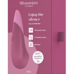 Womanizer Vibe Rechargeable Silicone Clitoral Vibrator - Dusky Pink