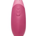 Womanizer Vibe Rechargeable Silicone Clitoral Vibrator - Dusky Pink