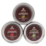 Earthly Body 2024 Hemp Seed 3 in 1 Holiday Xmas Candle Trio Bag 1.75oz