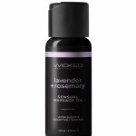 Wicked Sensual Massage Oil 4oz - Lavender and Rosemary