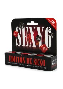 Sexy 6 Sex Edition Dice Game (Spanish)