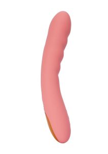 Svakom Ava Neo Rechargeable Silicone Vibrator with Remote Control - Peach Pink