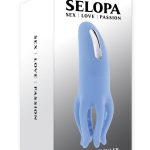 Selopa Tentacle Tickler Rechargeable Silicone Clitoral Stimulator - Blue