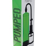 Pumped Basic Pump 2 Water Resistant Silicone Penis Pump - Green