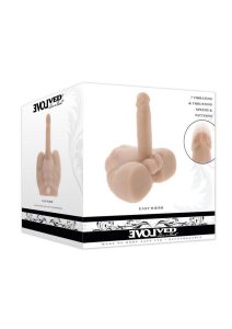 Easy Rider Thrusting Rechargeable Vibrator - Vanilla