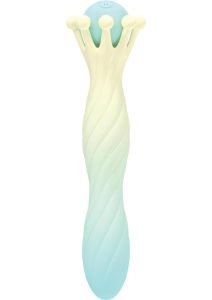 Wet Dreams Crown Jewel Rechargeable Silicone Crown Sceptor Vibrator - Multicolor
